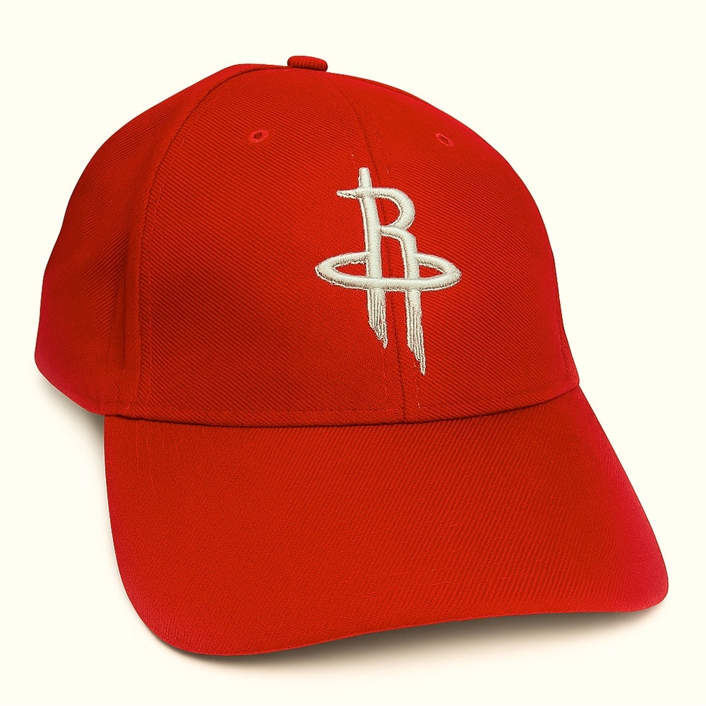 Houston Rockets - Official NBA Baseball Cap - Red - One Size